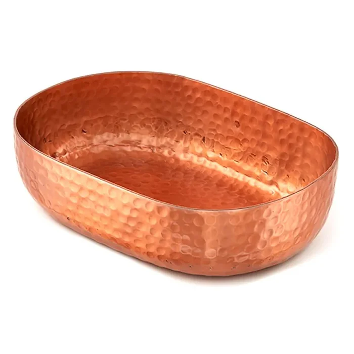 American Metalcraft ABHC69 Copper Hammered 9 x 6 x 2.25″ Basket