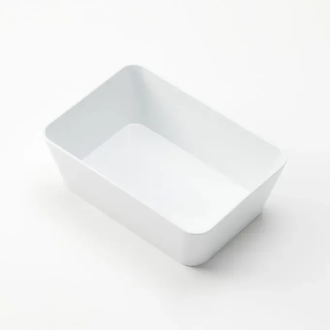 American Metalcraft B112W Del Mar White ABS Rectangular 38 ounce Bowl