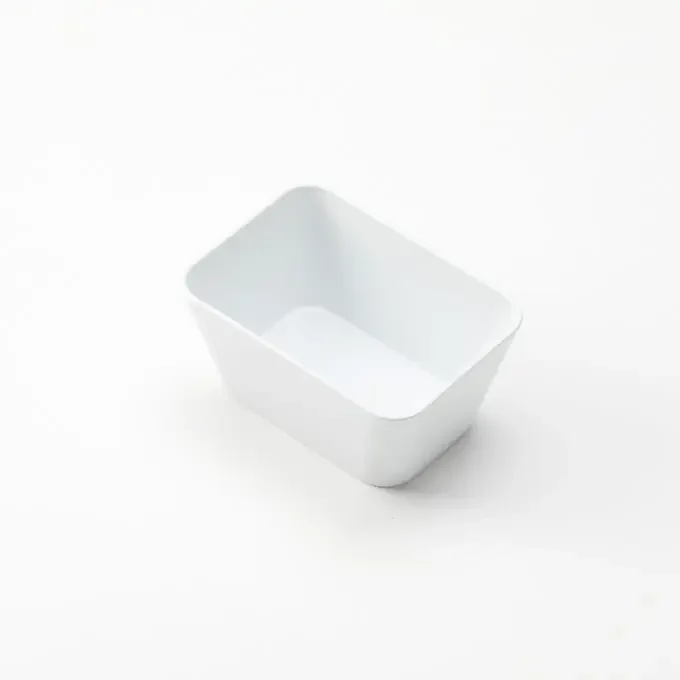 American Metalcraft B114W Del Mar White ABS Rectangular 16 ounce Bowl