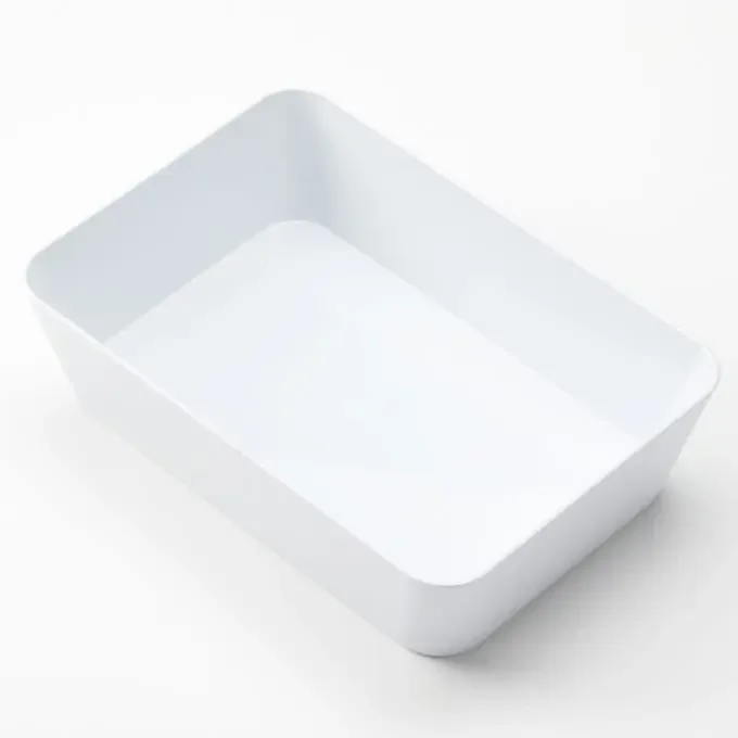 American Metalcraft B142W Del Mar White ABS Rectangular 66 ounce Bowl