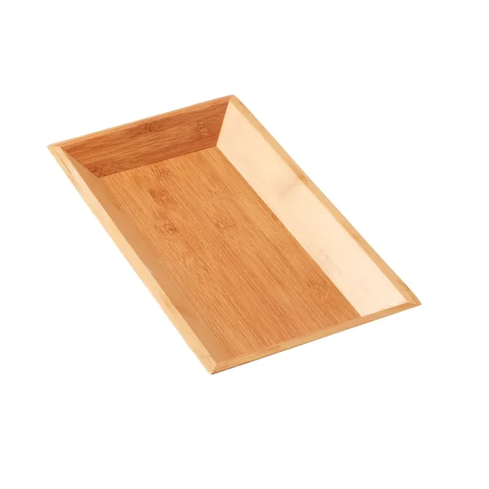 American Metalcraft BAM14 14-1/4 x 7-1/2″ Rectangular Bamboo Tray