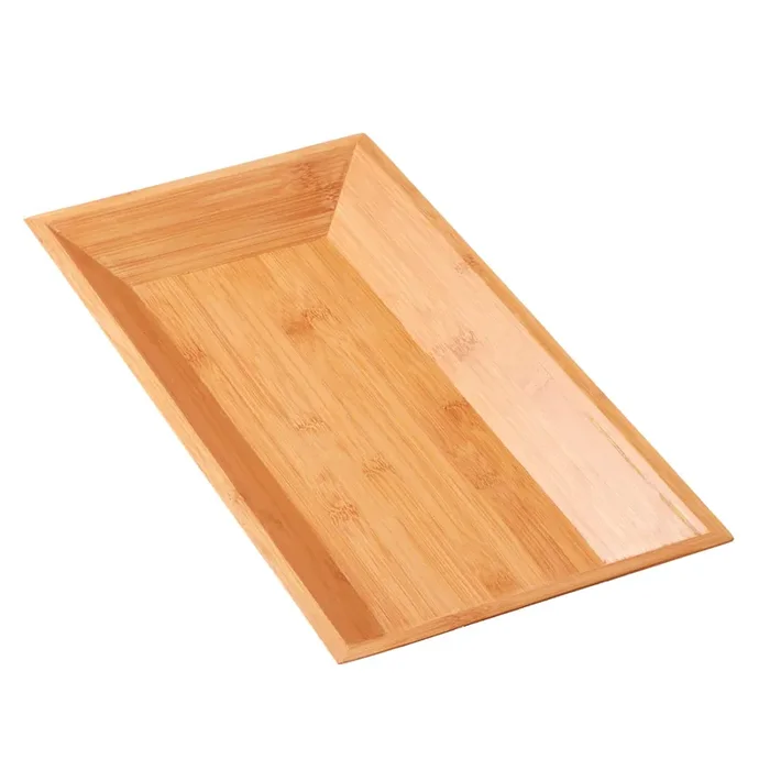 American Metalcraft BAM18 18 x 8-1/2″ Rectangular Bamboo Tray