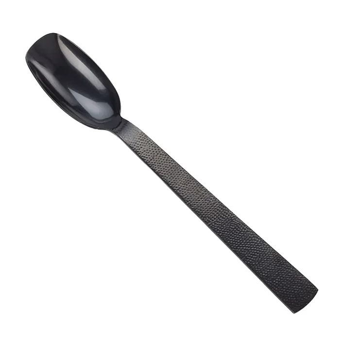 American Metalcraft BLHSA10 Black S/S Hammered 9.4″ Topping Spoon