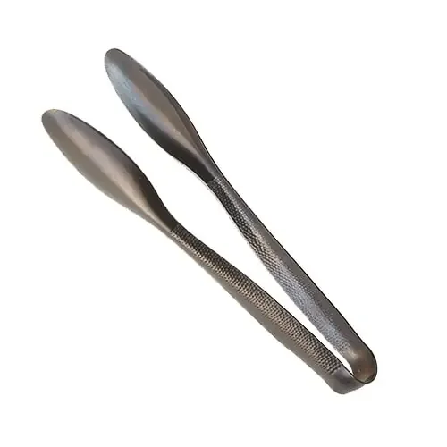 American Metalcraft BLHT2 Black Hammered 11-3/4″ Serving Tong