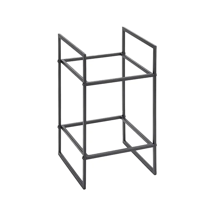 American Metalcraft BRT2 Midnight Black 2-Tier 16.5 in. Modular Riser