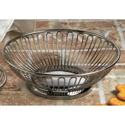American Metalcraft BSS8 8″ Round S/S Wire Basket