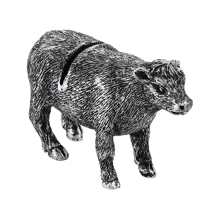 American Metalcraft CHPC Whimsical Polyresin Cow Card Holder