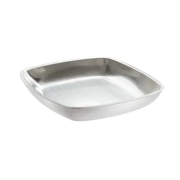 American Metalcraft DWHSSEA12 Hammered S/S 12.1 in Square Seafood Tray