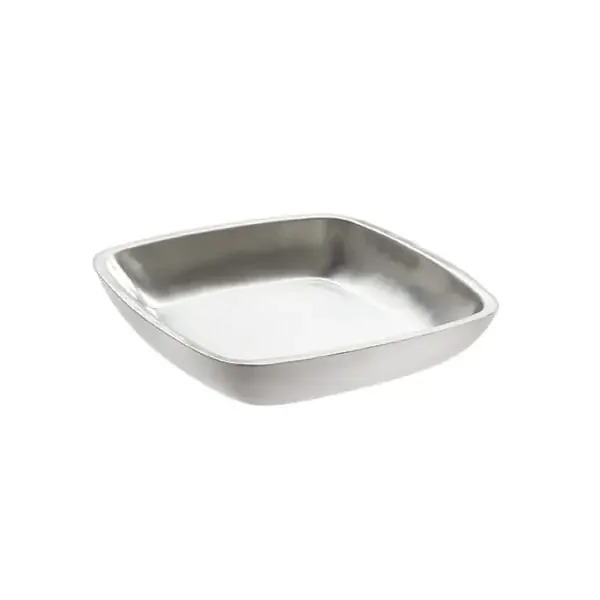 American Metalcraft DWSSEA10 S/S Double Wall 10 in Square Seafood Tray