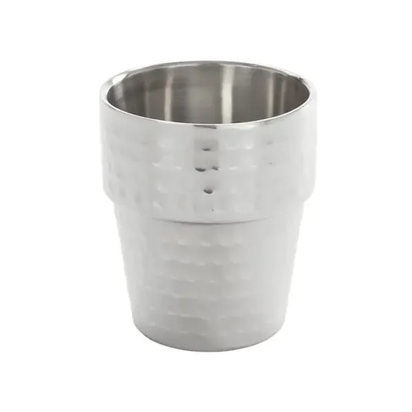 American Metalcraft FCSH10 Hammered S/S 10 ounce Fry Cup