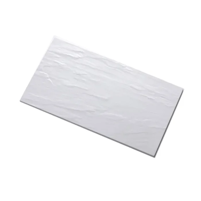 American Metalcraft FSLW08 White 14.75 x 8.25 Melamine Serving Platter