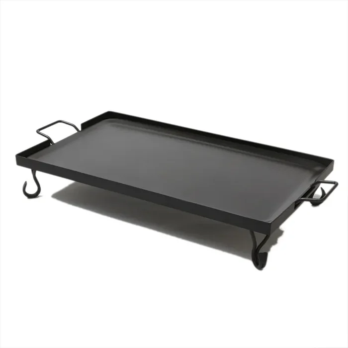 American Metalcraft GS27 Full Size Wrought Iron Griddle with Stand