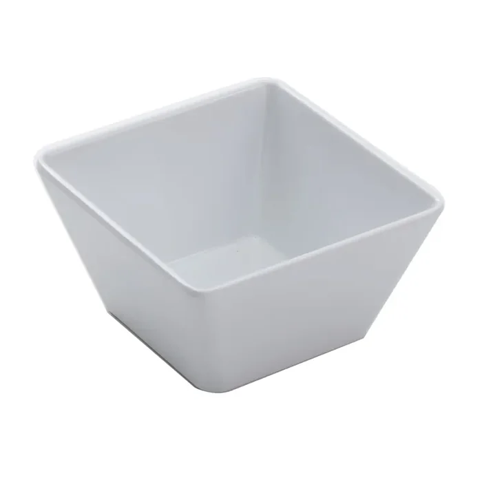 American Metalcraft MELSQ53 Endurance White Melamine 23 Oz Square Bowl