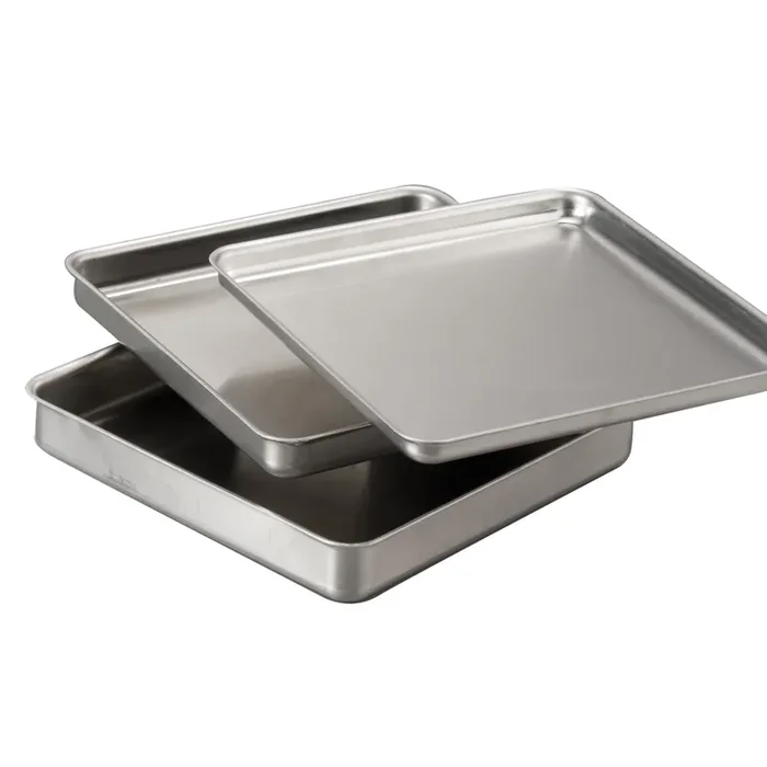 American Metalcraft SQ1010 14 Ga. Aluminum 10″ Square Pizza Pan