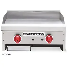 American Range ACCG-36-LP 36″ Countertop Concession Griddle – Liquid Propane Gas