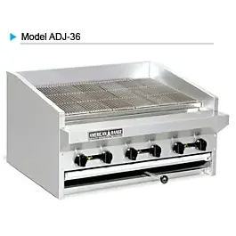 American Range ADJ-30-LP 30″ Adjustable Top Char Broiler – Liquid Propane Gas