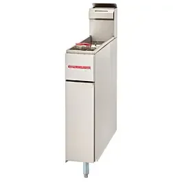 American Range AF-25-NG Half-Size Pot Heavy-Duty Restaurant Fryer – Natural Gas – 80,000 BTU