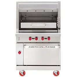 American Range AGBU-3-NG 36″ Single Deck Infrared Natural Gas Broiler – 128,000 BTU