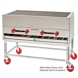American Range AHS-6027-LP 60″ x 27″ Floor Model Horizontal Liquid Propane Gas Broiler – 200,000 BTU