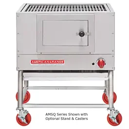 American Range AMSQ-60-LP 60″ Liquid Propane Stainless Steel Mesquite Wood-Fired CharBroiler – 60,000 BTU