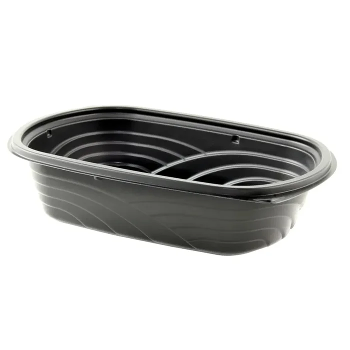 Anchor Packaging 4543200 MicroRaves Black 32 Oz. Container – 252 / CS