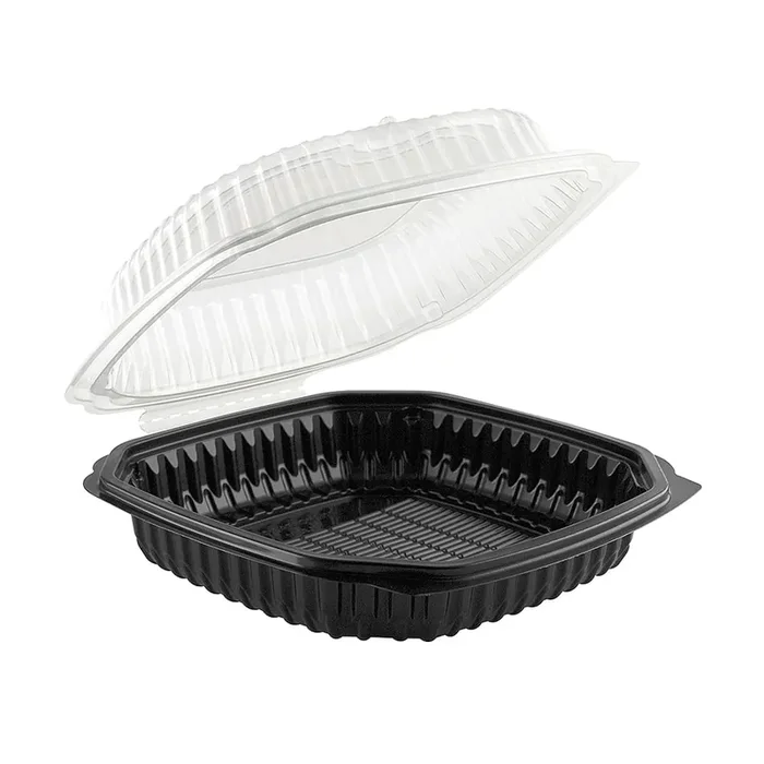 Anchor Packaging 4691011 Blk/Clr Hinged 47.5 Oz. Container – 120 / CS