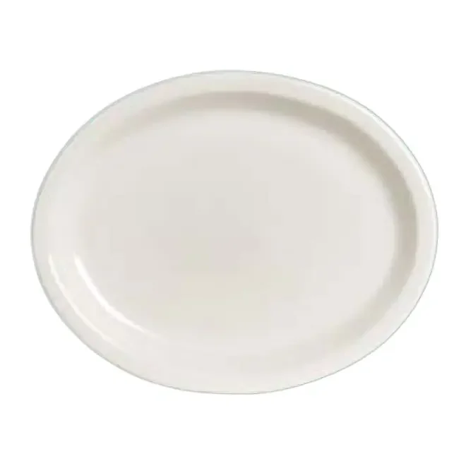 Anfora A100P245 American Basics White 13.5″ Oval Platter – 12 / CS