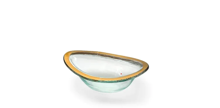 Annieglass Roman Antique Sauce Bowl
