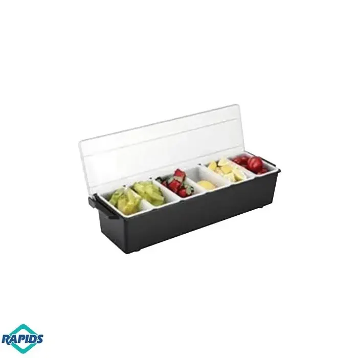 Anytime Bar Supplies Flip-Top Condiment Tray