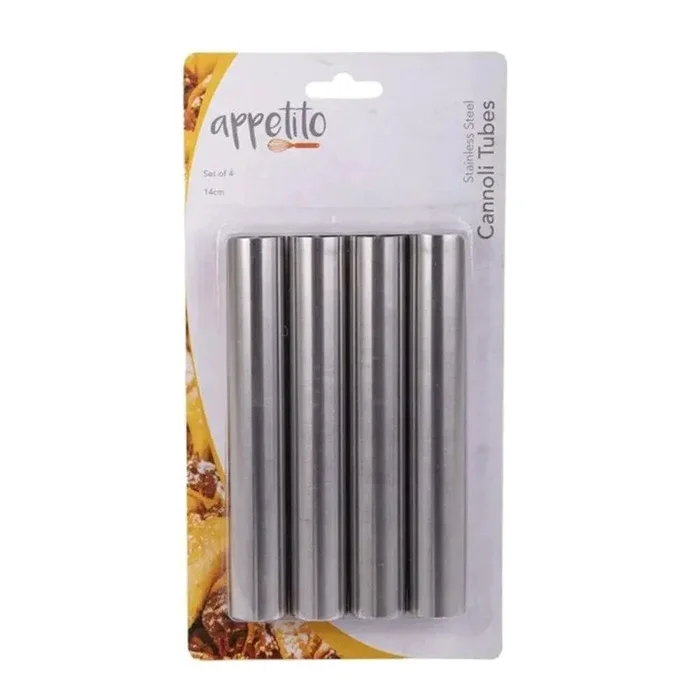 Appetito S/S Cannoli Tubes Set of 4