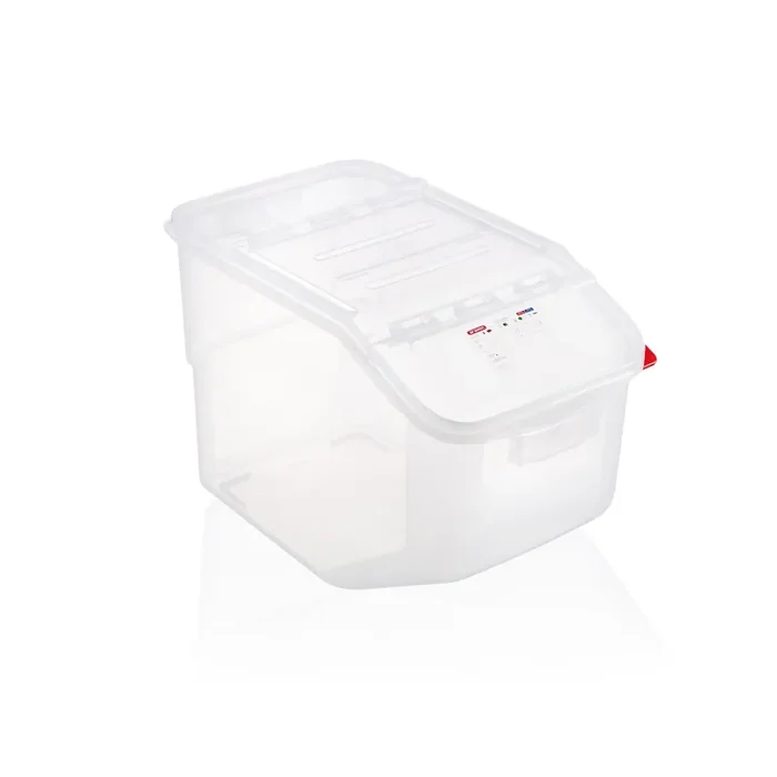 Araven 00918 Clear 13 Gallon Stackable Ingredient Bin