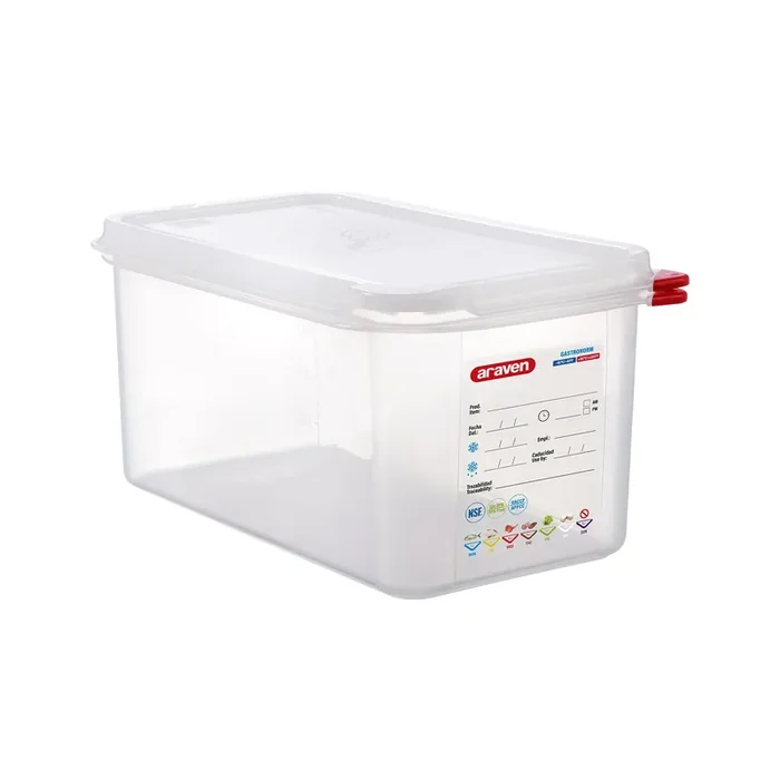 Araven 03031 Translucent 1/3 Size x 6″D Airtight Container