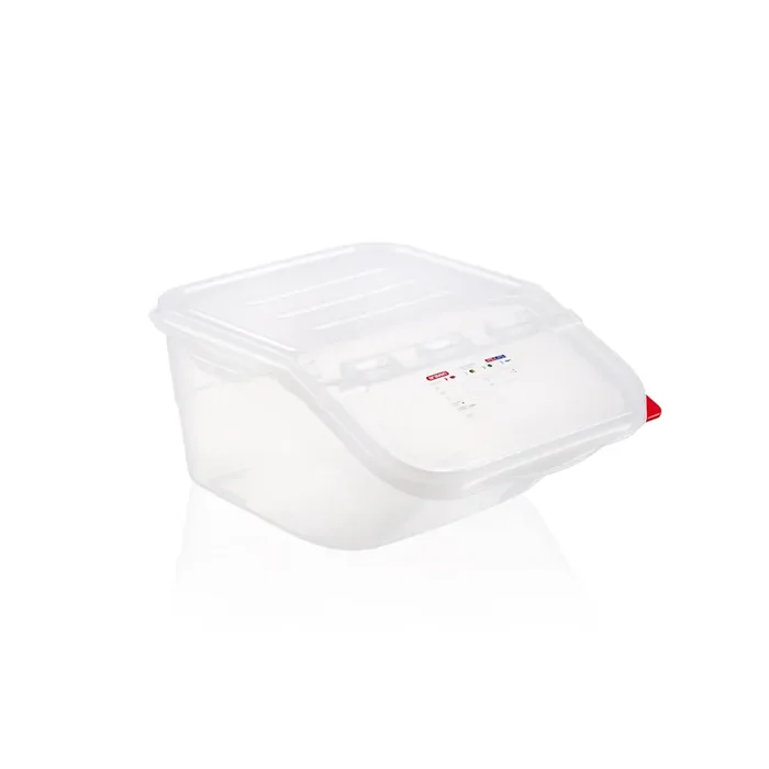 Araven 09145 Clear 16 Quart Stackable Ingredient Bin