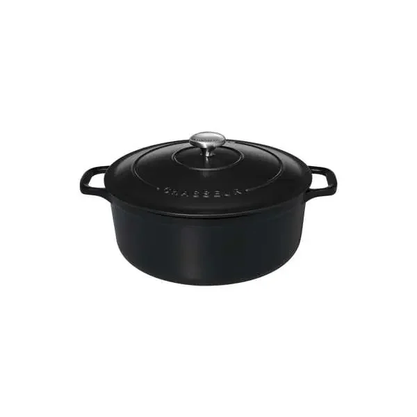 Arcoroc FN427 Chasseur Black Cast Iron 6.44 quart Casserole