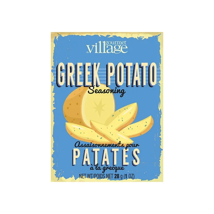 Assaisonnement de pommes de terre à la grecque 28g – Gourmet du village
