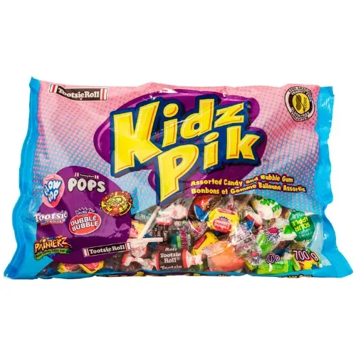 Assortiment de bonbons et gommes à mâcher varié 700g