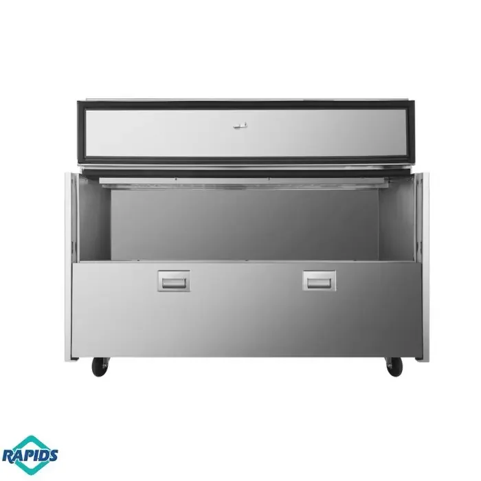 Atosa AMC-5801 Single Sided Milk Cooler, 16 Crate Capacity