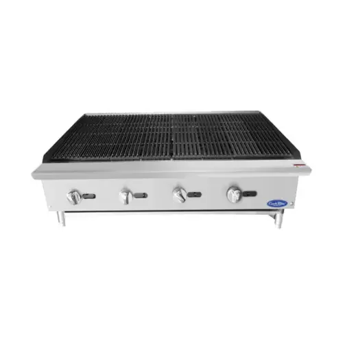 Atosa ATRC-48″ Liquid Propane OR Natural Gas Countertop CookRite Heavy Duty Radiant Charbroiler – 140,000 BTU