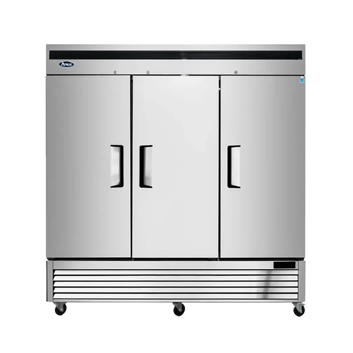 Atosa MBF8504GR S/S Solid Doors 3-Section Reach-In Freezer