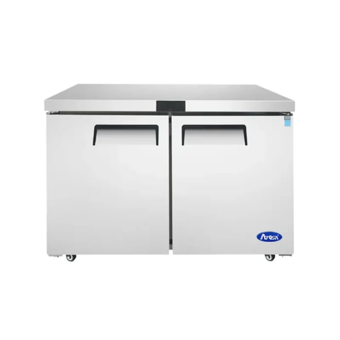 Atosa MGF8406GR S/S 2-Section Reach-In Undercounter Freezer