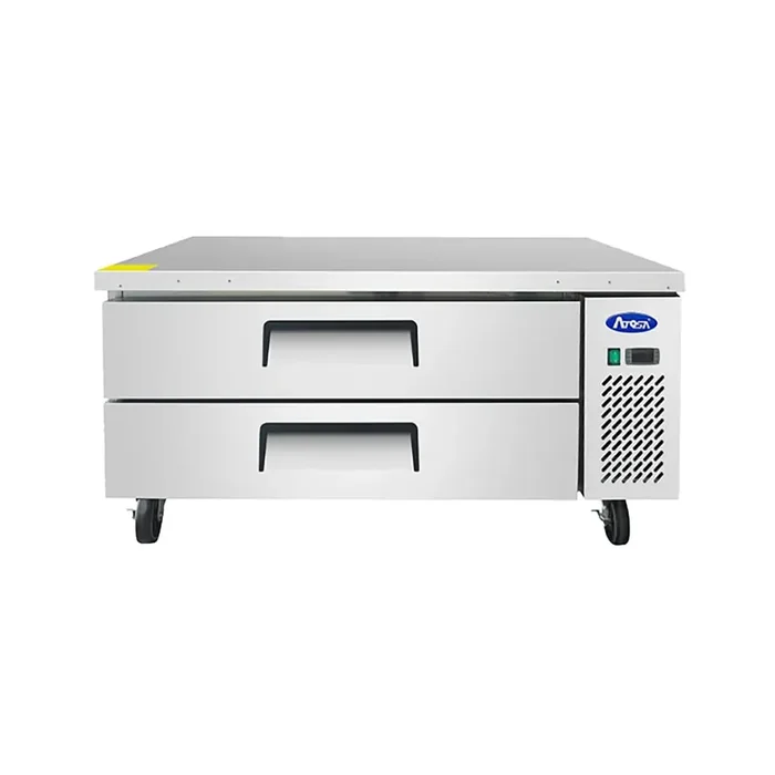 Atosa MGF8450GR S/S 2-Door 7.7 Cu Ft Refrigerated Chef Base