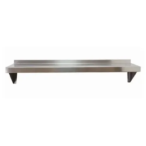 Atosa SSWS-1260 MixRite 60 Inch Wide Wall Mount Shelf, 12″x60″x10″, 18 Gage, SS 304