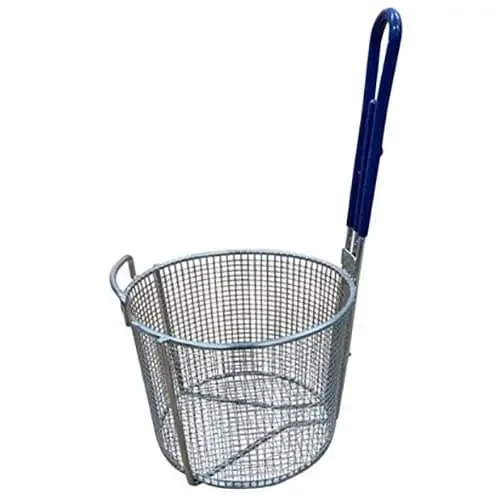 AyrKing B122 Plated Wire 9″ Round Dip Basket