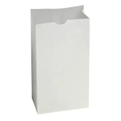 Bagcraft 300294 White 5 x 3-1/8 x 9-11/16″ 4 Lb Bakery Bag – 1000 / CS