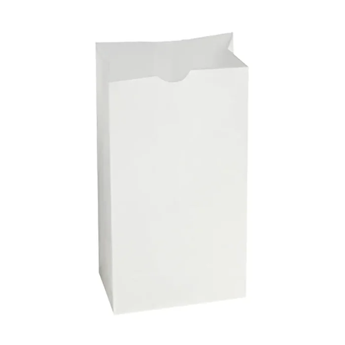 Bagcraft 300298 White 4″ x 6-1/8″ x 12-3/8″ 8 Lb Wax Bag – 1000 / CS