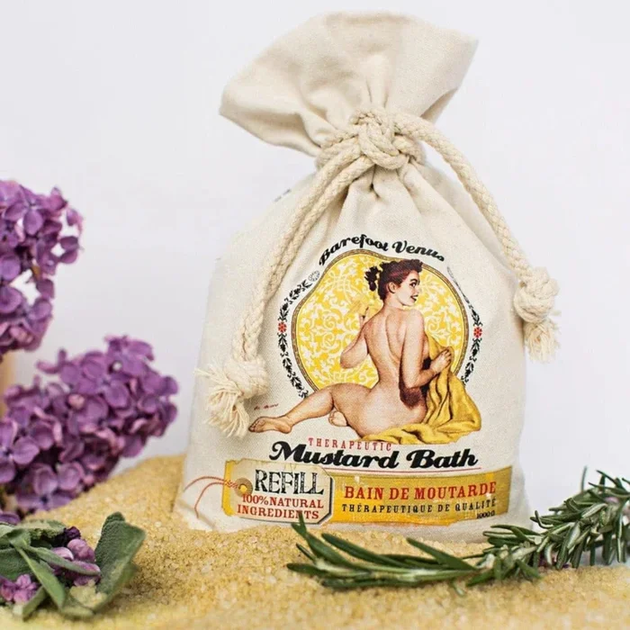 Bain à la moutarde 100% naturel 1 kg – Barefoot Venus