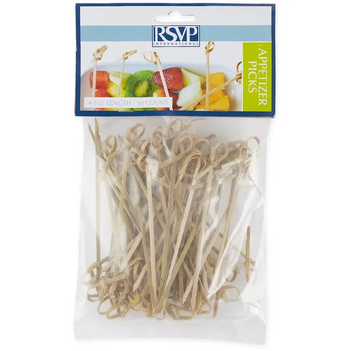 Bamboo Knot Picks 4.5″
