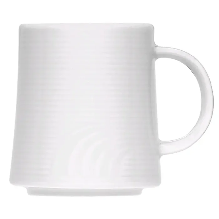 Bauscher 255528 Carat 10.14 Ounce White Porcelain Mug – 36 / CS