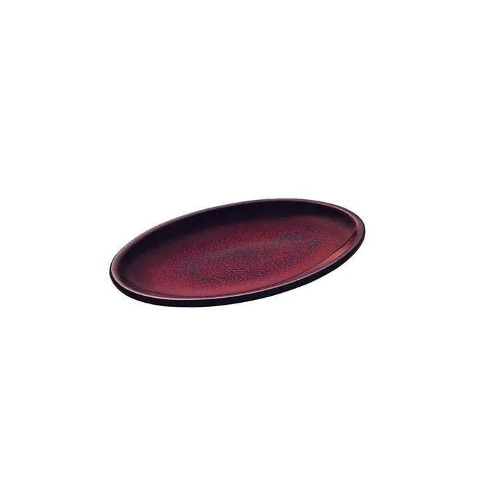 BauscherHepp P012031-003000 Glow Black 12.4 x 8 Oval Platter – 2 / CS