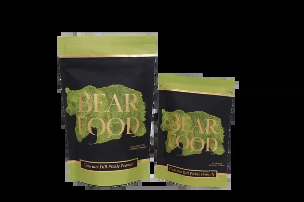 Bear Food Dill Pickle Gourmet Peanuts Pouch, Multiple Sizes